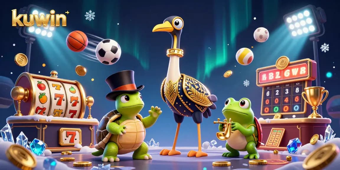 Kuwin's thrilling slot experience with vibrant characters and casino actions igniting excitement.