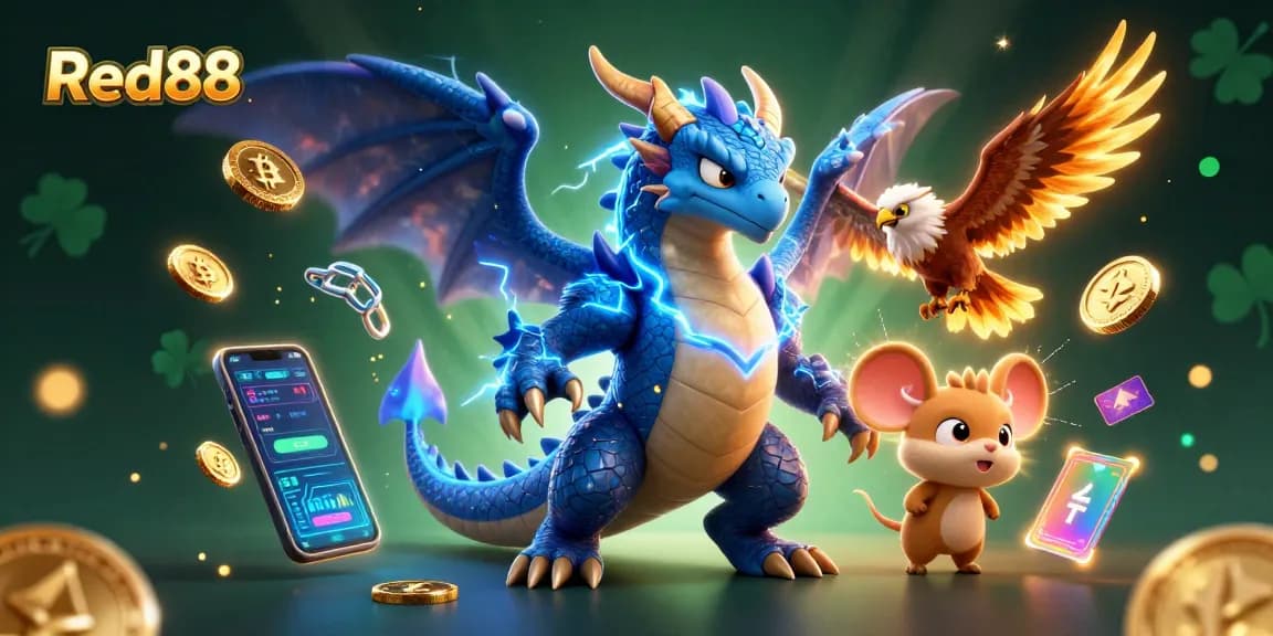 Win big at Red88 with an electrifying gaming experience featuring vibrant 3D characters and stunning visuals.