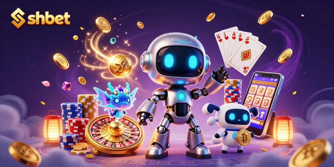 Unleash exciting wins at shbet through vibrant 3D animated casino experience with a cyberpunk theme.