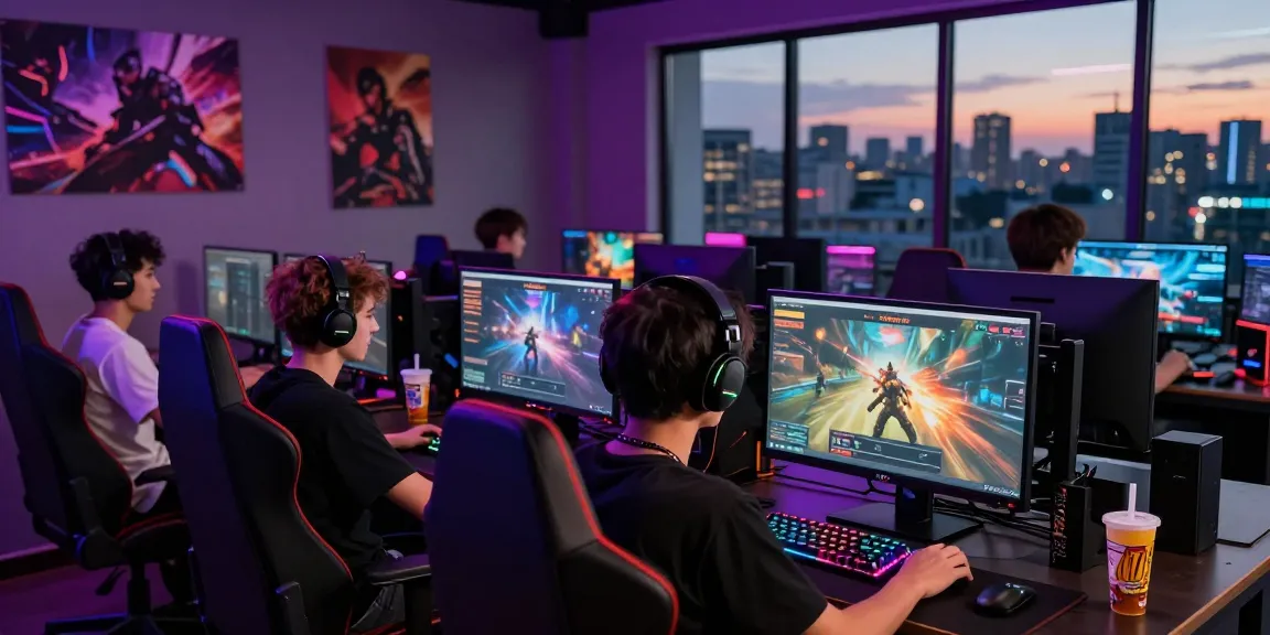 Raja Game login screen surrounded by gamers enjoying the vibrant gaming atmosphere