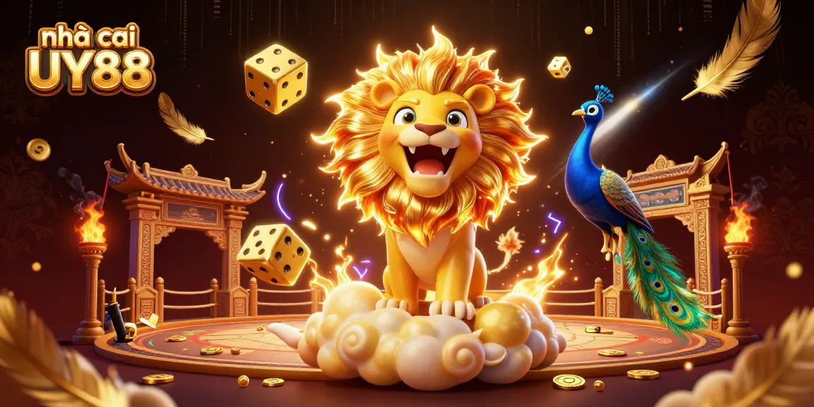 Experience thrilling wins with nhà cái UY88's vibrant casino atmosphere featuring dynamic characters and elements.