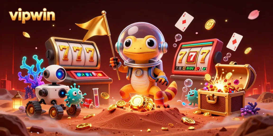 vipwin offers thrilling gameplay with engaging aliens rejoicing in a Martian casino.