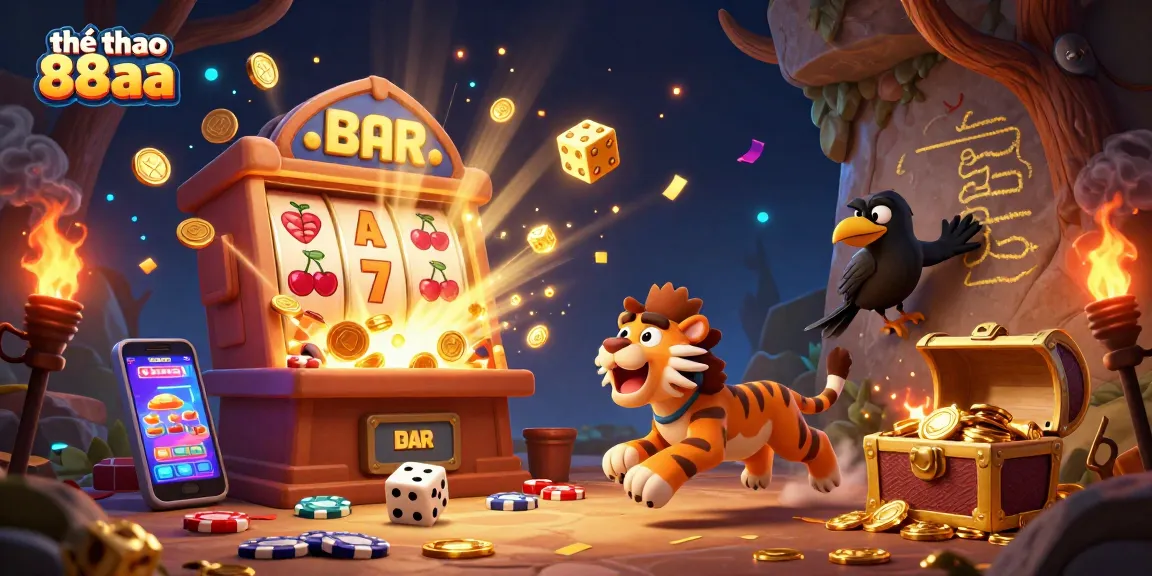 Experience the excitement of thể thao 88aa with captivating sports betting elements in a thrilling 3D casino scene.