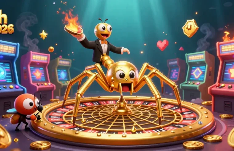 Engage with lịch wc2026 through a vibrant gaming scene featuring a roulette wheel and nervous betting fly.